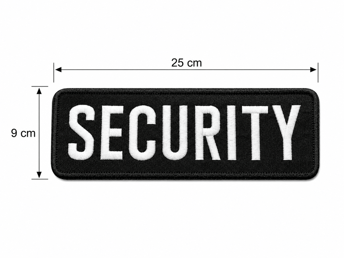 Нашивка SECURITY 25x9 cm с велкро гръб