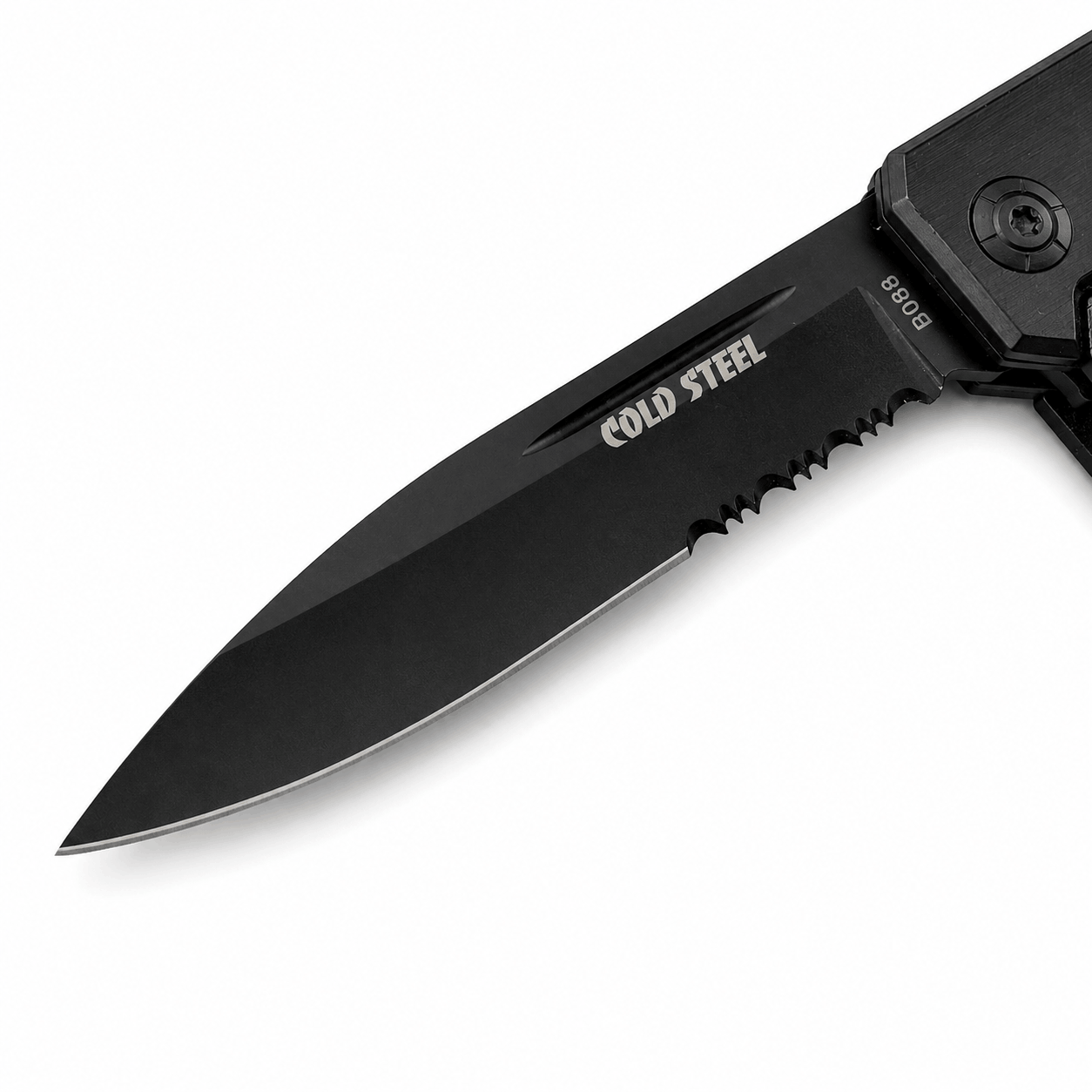 Сгъваем нож тип бокс Cold Steel 1+1 с частично серетирано острие