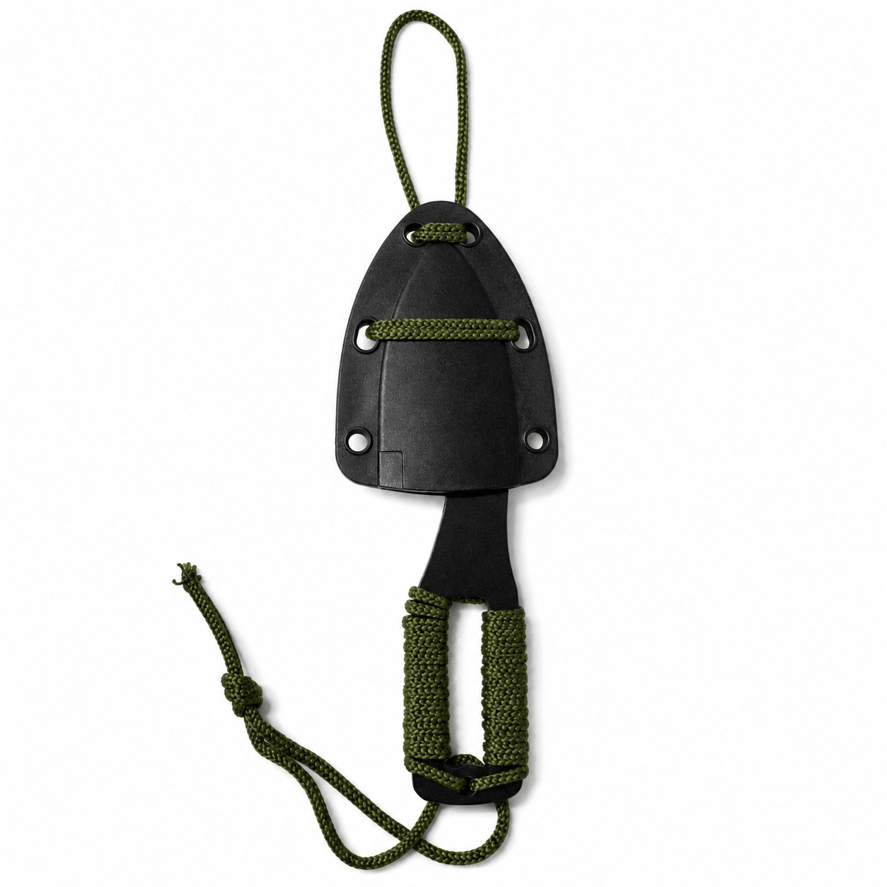 Taktisches Messer KEYD Black Airsoft für den Hals mit Scheide