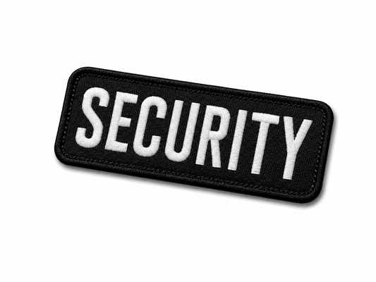 Нашивка SECURITY 13x5 cm с велкро гръб