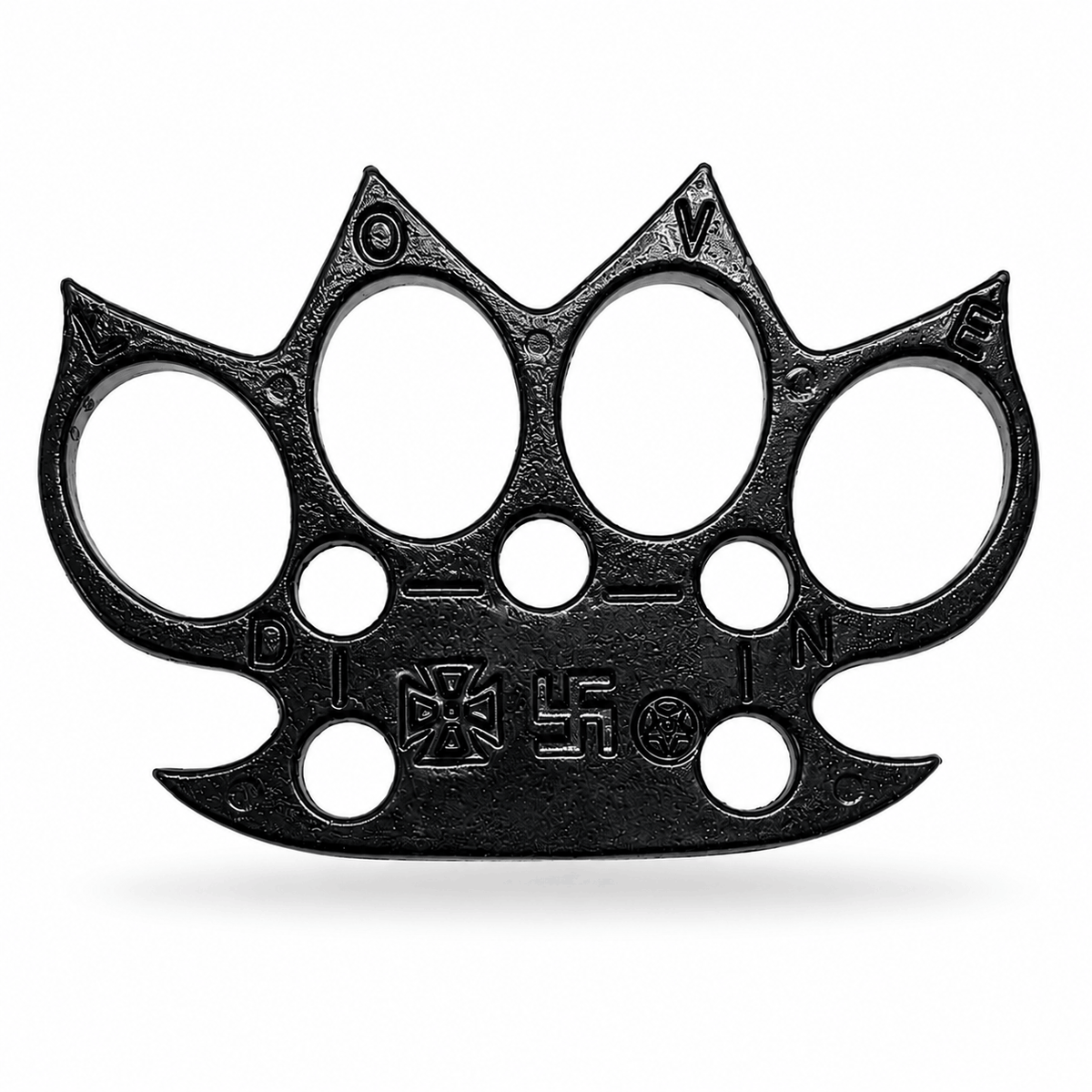 Черен метален бокс BlackAirsoft IRON FANG с 4 шипа