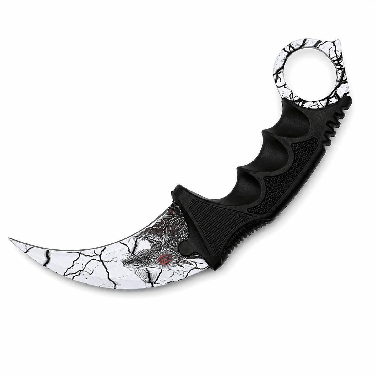 Karambit kés Dragon 20 cm tokkal