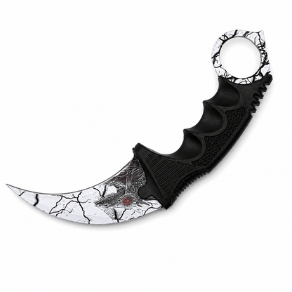 Karambit kés Dragon 20 cm tokkal