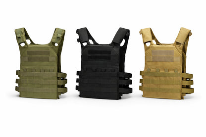Тактическа жилетка Plate Carrier, система MOLLE, регулируема