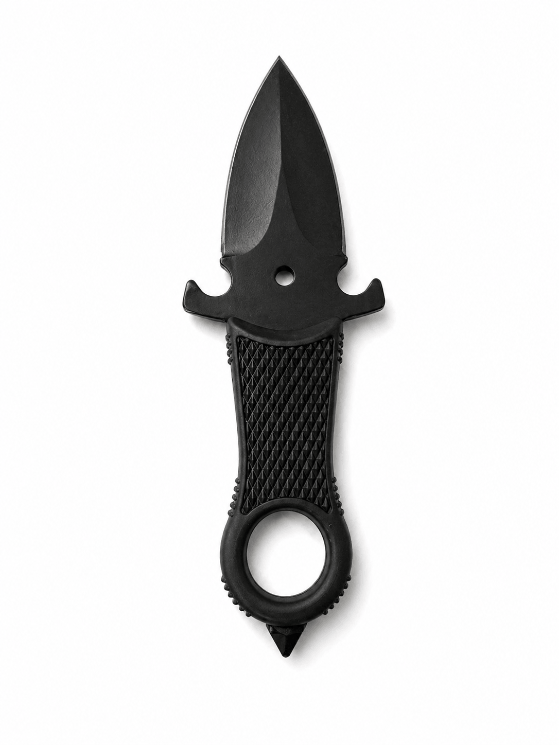 Taktisches Halsmesser Halo Black Airsoft mit Scheide