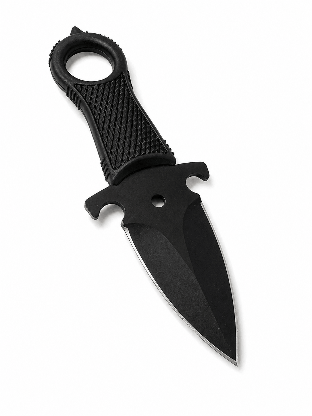 Taktisches Halsmesser Halo Black Airsoft mit Scheide
