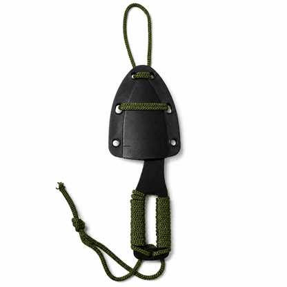 Τακτικό μαχαίρι KEYD Black Airsoft για λαιμό με θήκη